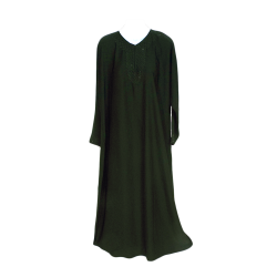 Women's Long Embellished Top Abaya